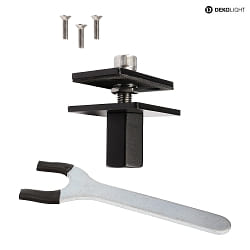 mounting set OFFICE THREE TABLE LAMP adjustable, removable, deep black