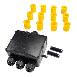 Outdoor Multi-Y 4-fach-Verteiler fr 2-4 Kabel 4-14 mm, 0.5-4 mm, IP68, schwarz