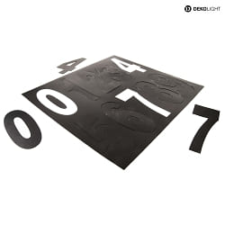 house numbers CASA / NUMBER 0-9, black