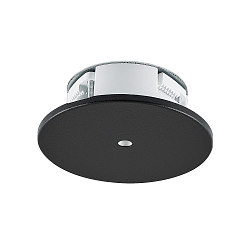 pendant luminaire adapter  DA 68MM / RECESSED round, built-in version, deep black