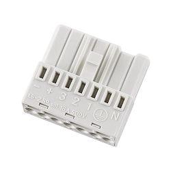 Prise de connexion SANOTRUNK UNIVERSAL WAGO 267-501, blanche