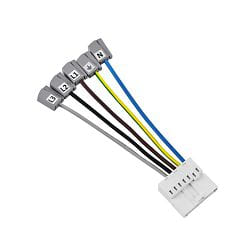 Systme d'clairage en continu feed-in SANOTRUNK UNIVERSAL WAGO 267-510 on/off