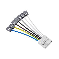 Systme d'clairage en continu feed-in SANOTRUNK UNIVERSAL WAGO 267-510 contrlable par DALI