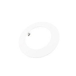 Einbau-Reduzierring rund, IP20 IK03,  210mm / innen 135mm / DA 175mm, Clipfedern, Metall, verkehrswei, signalwei