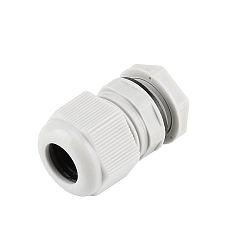 Kabelverschraubung M25 inkl. Gegenmutter + Dichtring, IP68, mit Zugentlastung, Polyamid / GFK