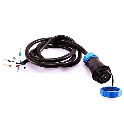 Cable system, Weipu HQ 12/24/48V Feed-in cable 4-pin, 5 meters