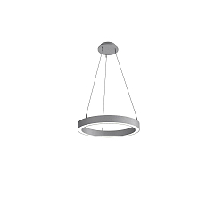 LED Pendelleuchte LAUTARO 600/60 UP/DOWN PRISMA M3, 55W, IP20, DALI dimmbar, 2700K, hellgrau