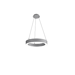 LED Pendelleuchte LAUTARO 600/80 UP/DOWN PRISMA M3, 55W, IP20, DALI dimmbar, 3000K, hellgrau