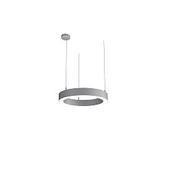 LED Pendelleuchte LAUTARO 600/80 UP/DOWN OPAL P3, 55W, IP20, DALI dimmbar, 4000K, hellgrau
