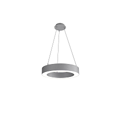 LED Pendelleuchte LAUTARO 600/100 DOWN OPAL M3, 37W, IP20, DALI dimmbar, 2700K, hellgrau