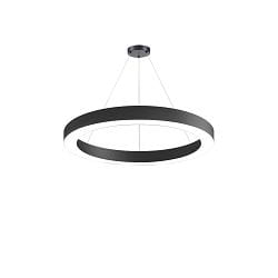 Luci a sospesione LAUTARO 900/60 UP/DOWN OPAL M3 IP20, nero dimmerabile