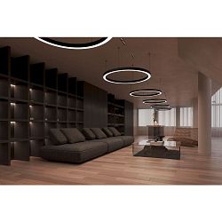 LED Pendelleuchte LAUTARO 900/60 UP/DOWN PRISMA P3, 84W, DALI, IP20, 2700K, 8330lm, hellgrau