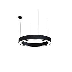 LED Pendelleuchte LAUTARO 900/100 DOWN OPAL P3, 59W, IP20, DALI dimmbar, 3000K, schwarz