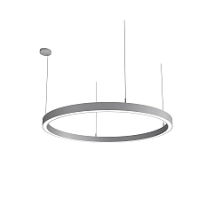 LED Pendelleuchte LAUTARO 1200/60 DOWN OPAL P4, 78W, IP20, DALI dimmbar, 4000K, hellgrau
