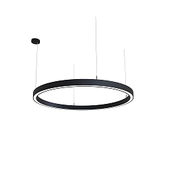 LED Pendelleuchte LAUTARO 1200/60 UP/DOWN PRISMA P4, 111W, IP20, DALI dimmbar, 4000K, schwarz