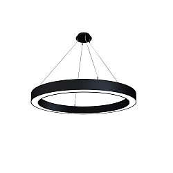 LED Pendelleuchte LAUTARO 1200/100 DOWN PRISMA M4, 78W, IP20, DALI dimmbar, 3000K, schwarz