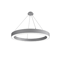 LED Pendelleuchte LAUTARO 1200/100 DOWN OPAL M4, 78W, IP20, DALI dimmbar, 2700K, hellgrau