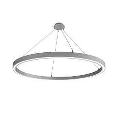 LED Pendelleuchte LAUTARO 1500/60 UP/DOWN PRISMA M5, 141W, IP20, DALI dimmbar, 2700K, hellgrau