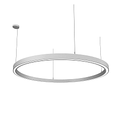 pendant luminaire LAUTARO 1500/60 UP/DOWN PRISMA P5 IP20, white dimmable