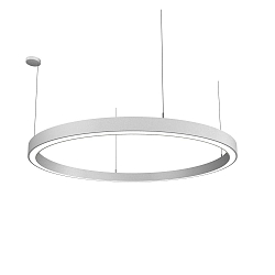 LED Pendelleuchte LAUTARO 1500/80 DOWN PRISMA P5, 99W, IP20, DALI dimmbar, 4000K, wei�