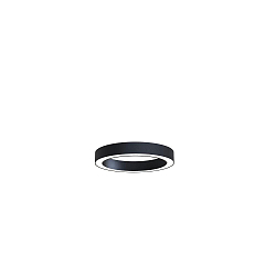 LED Deckenaufbauleuchte LAUTARO 600/80 OPAL, 37W, IP20, DALI dimmbar, 2700K, schwarz