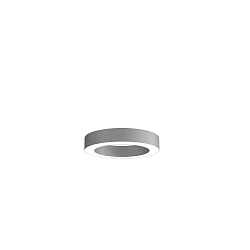 LED Deckenaufbauleuchte LAUTARO 600/100 PRISMA, 37W, IP20, DALI dimmbar, 3000K, hellgrau