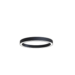 LED Deckenaufbauleuchte LAUTARO 900/80 OPAL, 59W, IP20, DALI dimmbar, 3000K, schwarz
