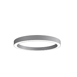 LED Deckenaufbauleuchte LAUTARO 1200/100 OPAL, 78W, IP20, DALI dimmbar, 2700K, hellgrau