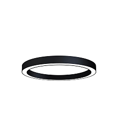 LED Deckenaufbauleuchte LAUTARO 1200/100 PRISMA, 78W, IP20, DALI dimmbar, 3000K, schwarz