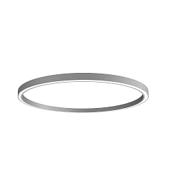 LED Deckenaufbauleuchte LAUTARO 1500/60 OPAL, 99W, IP20, DALI dimmbar, 2700K, hellgrau