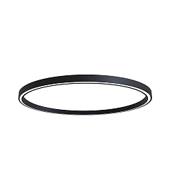 LED Deckenaufbauleuchte LAUTARO 1500/60 OPAL, 99W, IP20, DALI dimmbar, 3000K, schwarz