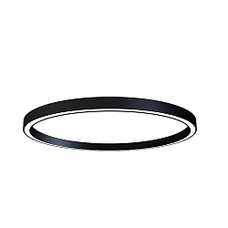 LED Deckenaufbauleuchte LAUTARO 1500/80 OPAL, 99W, IP20, DALI dimmbar, 3000K, schwarz