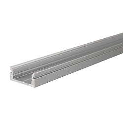 AU-01-10, flat U-profile for 10 - 11,3 mm LED stripes, 100cm, anodized aluminum