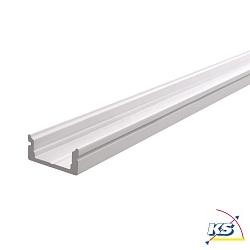 AU-01-10, flaches U-Profil fr 10-11.3mm LED Strips, 200cm, matt-wei