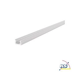 LED Profil AU-01-05 flaches U-Profil fr 5-5.7mm LED Strips, 200cm, wei-matt