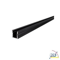 AU-02-08, high U-profile for 8 - 9,3 mm LED stripes, 200cm, matt brushed black