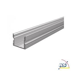 AU-02-12, high U-profile for 12 - 13,3 mm LED stripes, 200cm, brushed aluminum