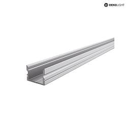 AU-02-15, high U-profile for 15 - 16,3 mm LED stripes, 200cm, anodized aluminum