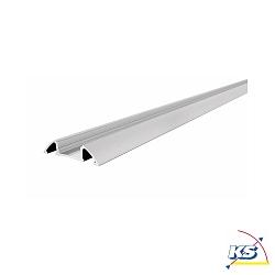 LED Profil AM-01-10 flaches Aufbauprofil fr 10-11.3mm LED Strips, 200cm, Aluminium eloxiert - ohne Abdeckung