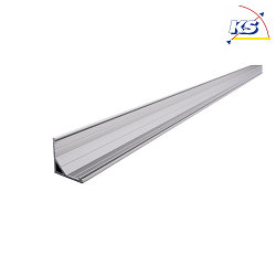 Corner profile AV-03-12 for 12 - 13.3mm LED strip, matt silver, anodized, 200cm