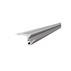 Reprofile stair STEP profile AL-01-10 for 10 - 11,3 mm LED stripes, aluminum anodized, 200cm, silver