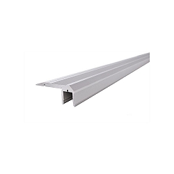 Reprofile stair STEP profile AL-02-10 for 10 - 11,3 mm LED stripes, aluminum anodized, 200cm, silver