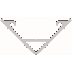 Eck-Profil AV-05-12 fr 12 mm LED Stripes, silber matt, eloxiert, 200cm