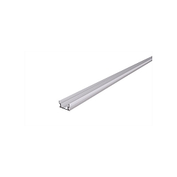 Reprofil IP-profile, U-flat AU-04-12 for 12 - 13,3 mm LED stripes, aluminum, anodized, 200cm, silver