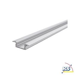 ET-01-08, flat T-profile for 8 - 9,3 mm LED stripes, 200cm, anodized aluminum