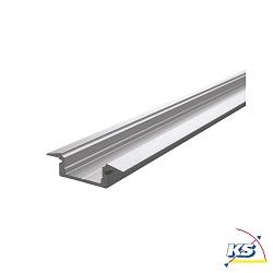 ET-01-10, flaches T-Profil fr 10-11.3mm LED Strips, 200cm, Aluminium eloxiert