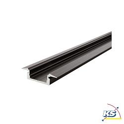 Profil en T ET-01-10 plat, noir mat