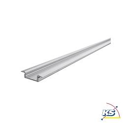 ET-01-15, flaches T-Profil fr 15-16.3mm LED Strips, 200cm, Aluminium eloxiert