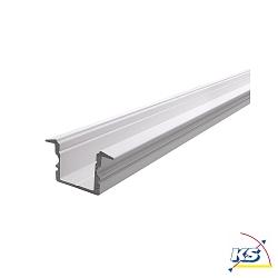 ET-02-12, hohes T-Profil fr 12-13.3mm LED Strips, 200cm, matt-wei