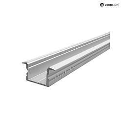 ET-02-15, high T-profile for 15 - 16,3 mm LED stripes, 200cm, anodized aluminum